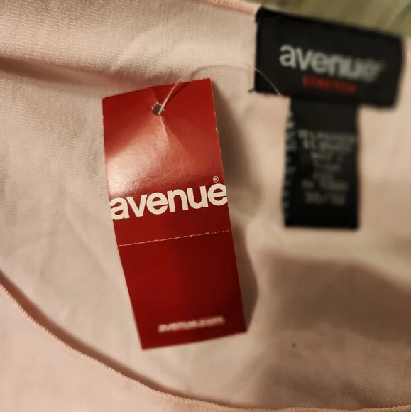 AVENUE Women's Pink Top SIZE 30/32 - Picture 3 of 7